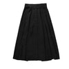 Maxi Button Black Skirt by Zaikamoya