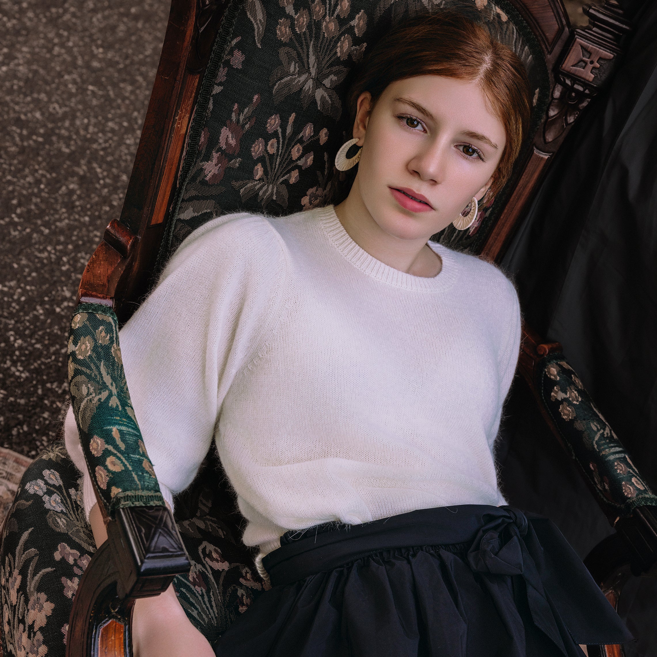 Cream angora sweater by Gem – Flying Colors