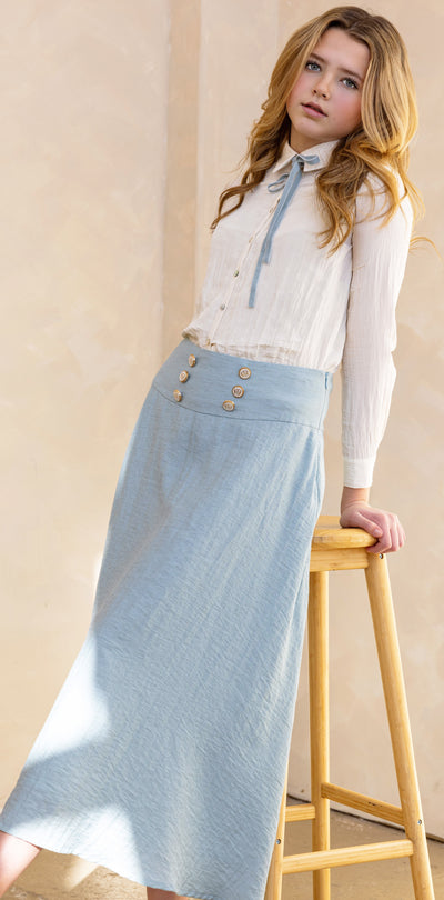 Bow tie blouse by Coco Blanc