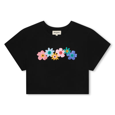 Flower logo t-shirt by Sonia Rykiel