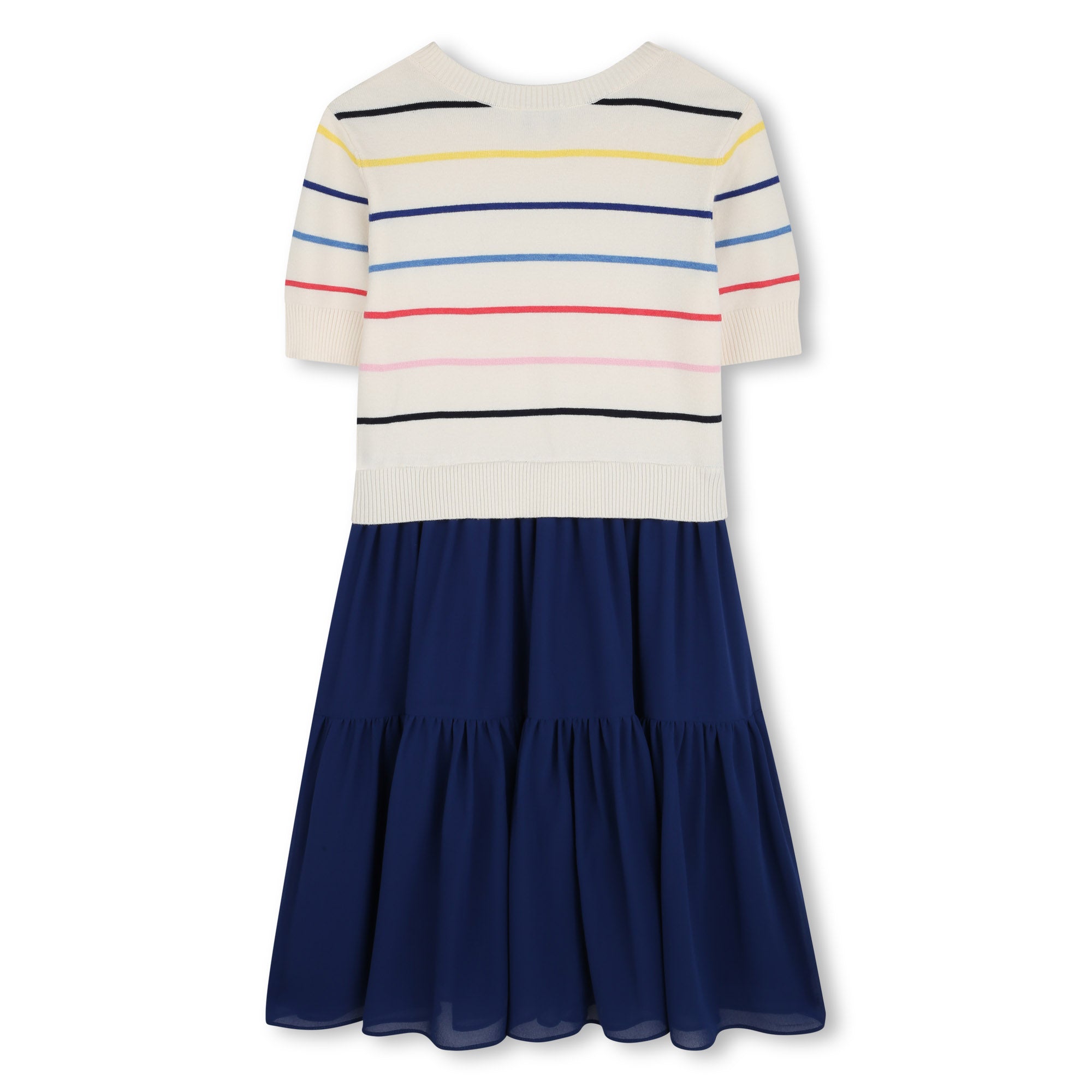 Twofer striped sweater dress by Sonia Rykiel