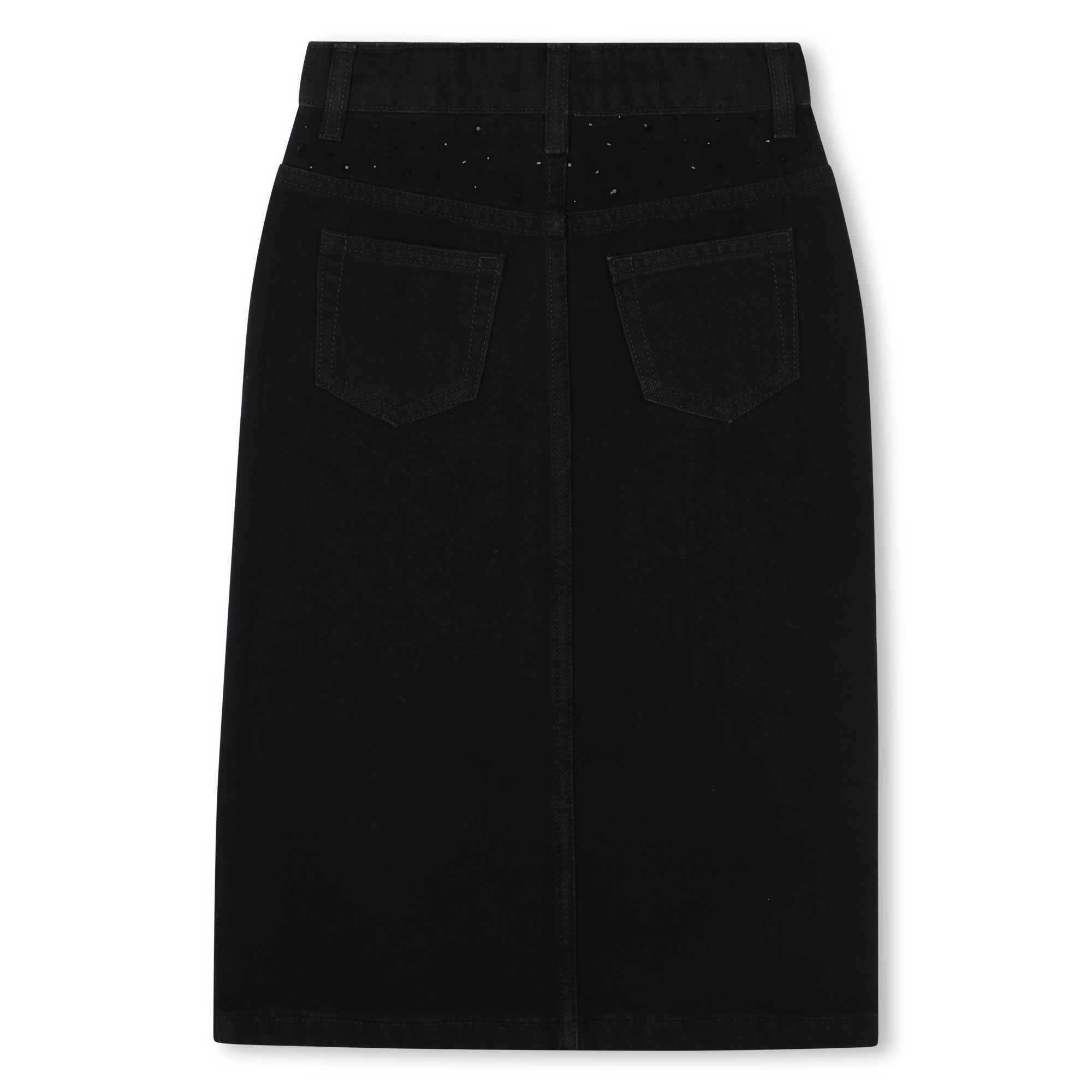 Sonia Rykiel Studded black denim skirt