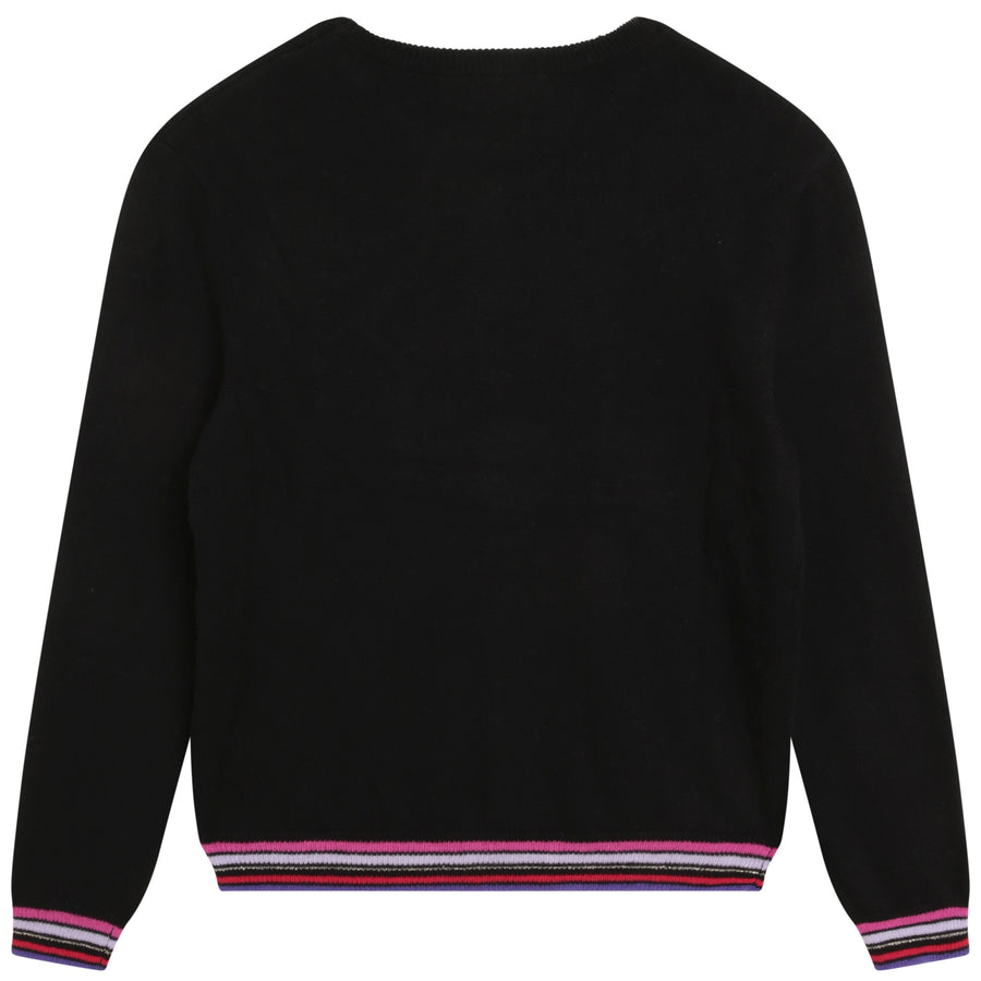 Knit black sweater by Sonia Rykiel