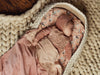 Antique rose appliqued bib set by Citrine