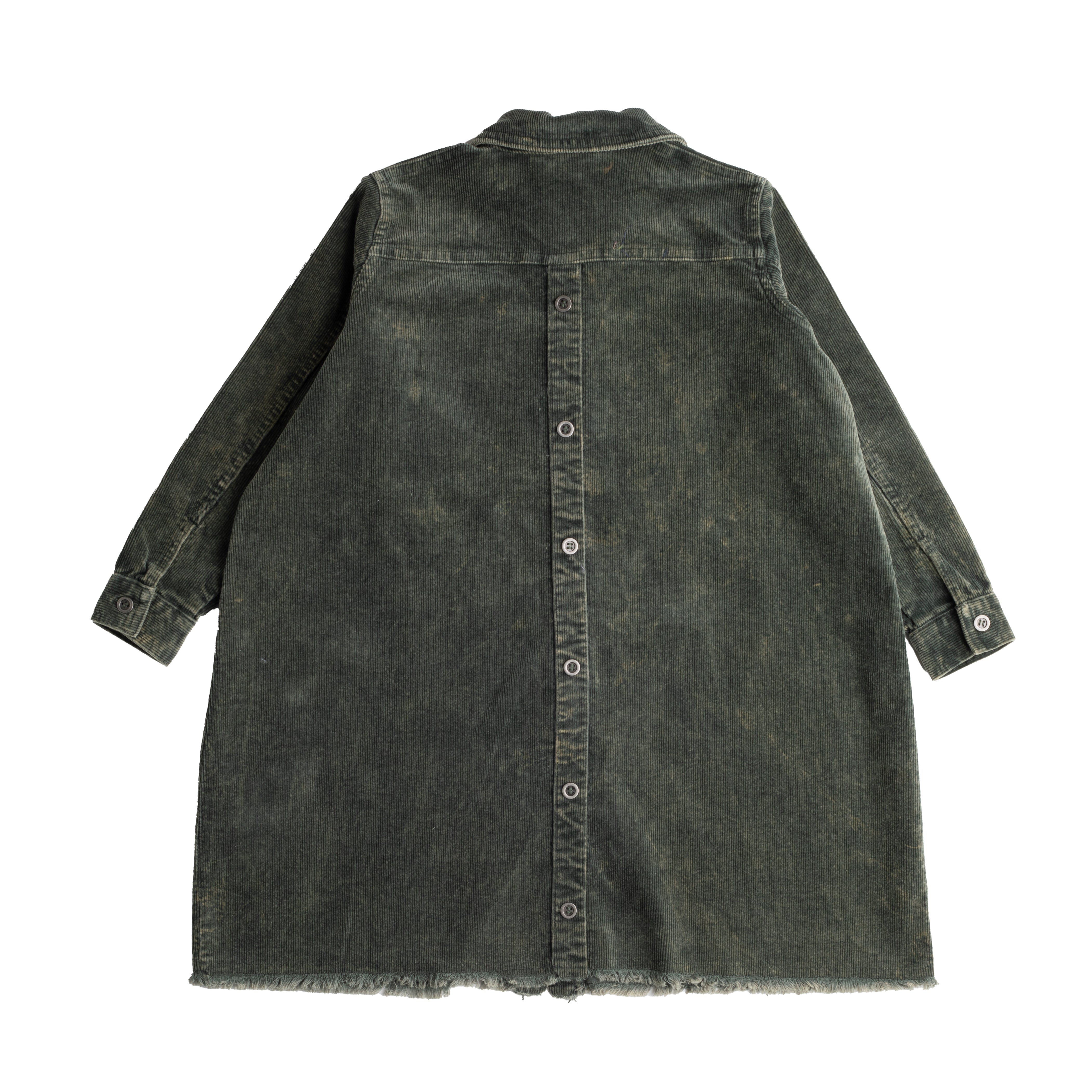 Birnham On The Sea Oversized green shirt dress
