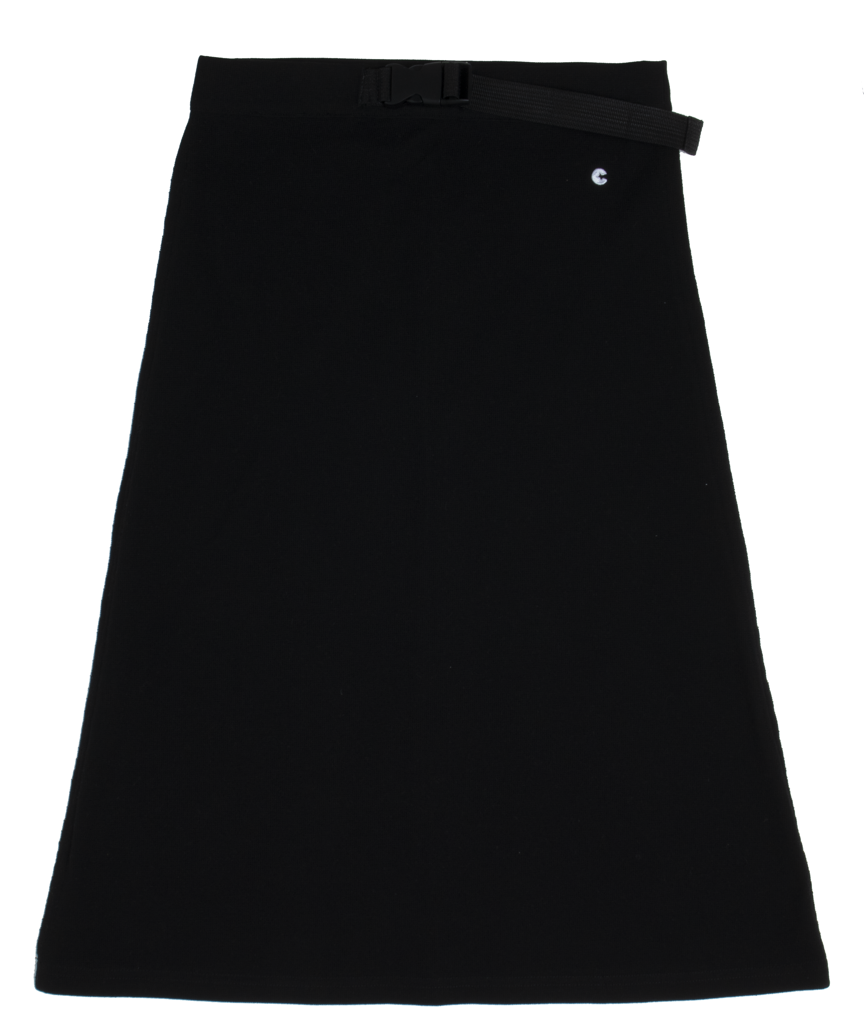 Buckle black skirt by Crew Basics