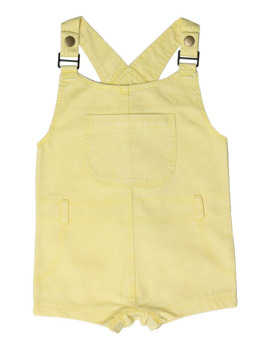 Jean wash yellow overalls by Crew Kids