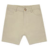 Taupe slim shorts by Crew Basics