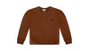 Optical brown sweatshirt by Crew Kids