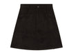 Suede black fly skirt by CK Basics