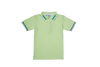 Green detail polo by Crew Basics