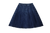 Denim box blue pleated skirt by Crew Basics