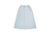 Stitch rib blue maxi skirt by Crew Basics