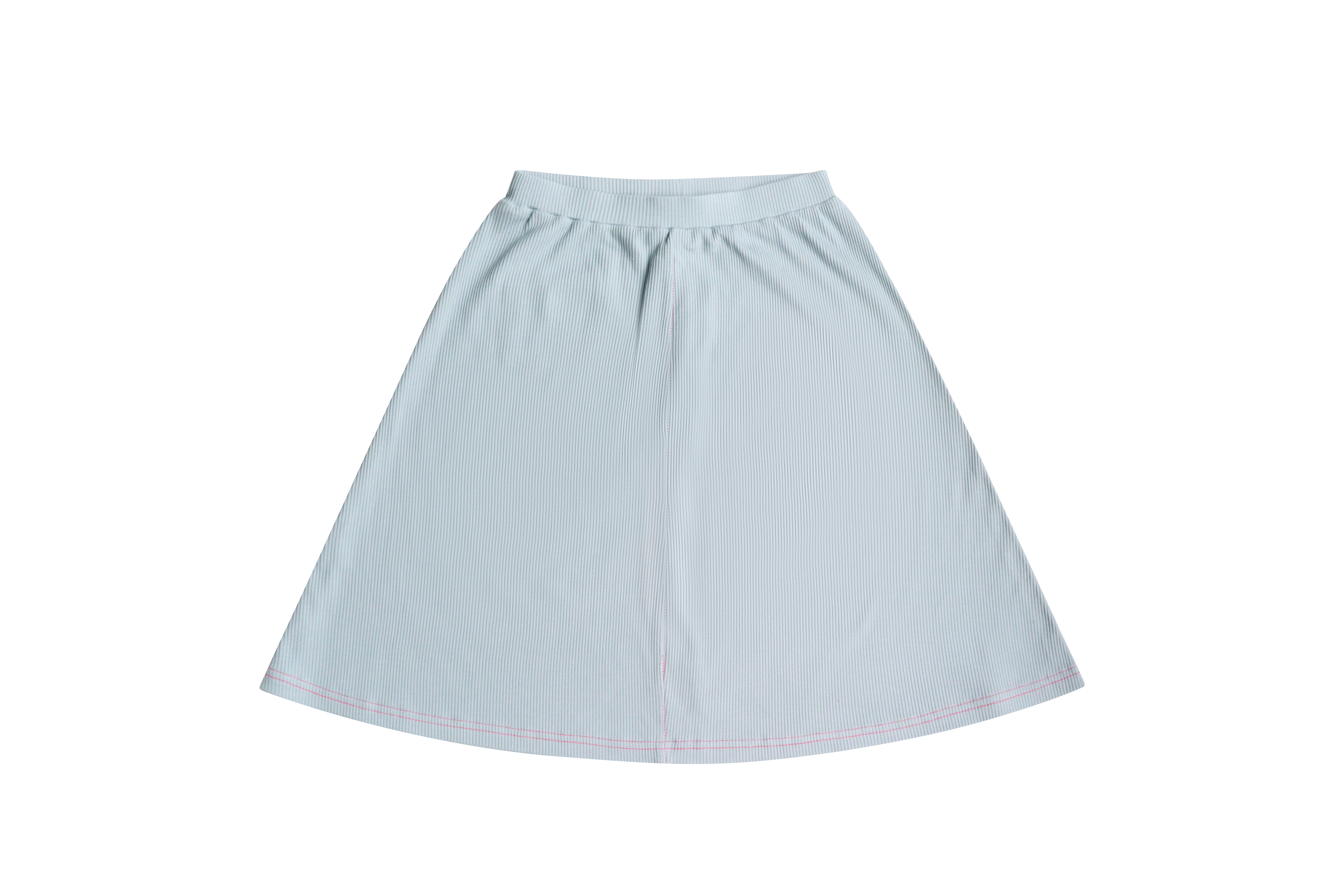 Stitch rib blue skirt by Crew Basics