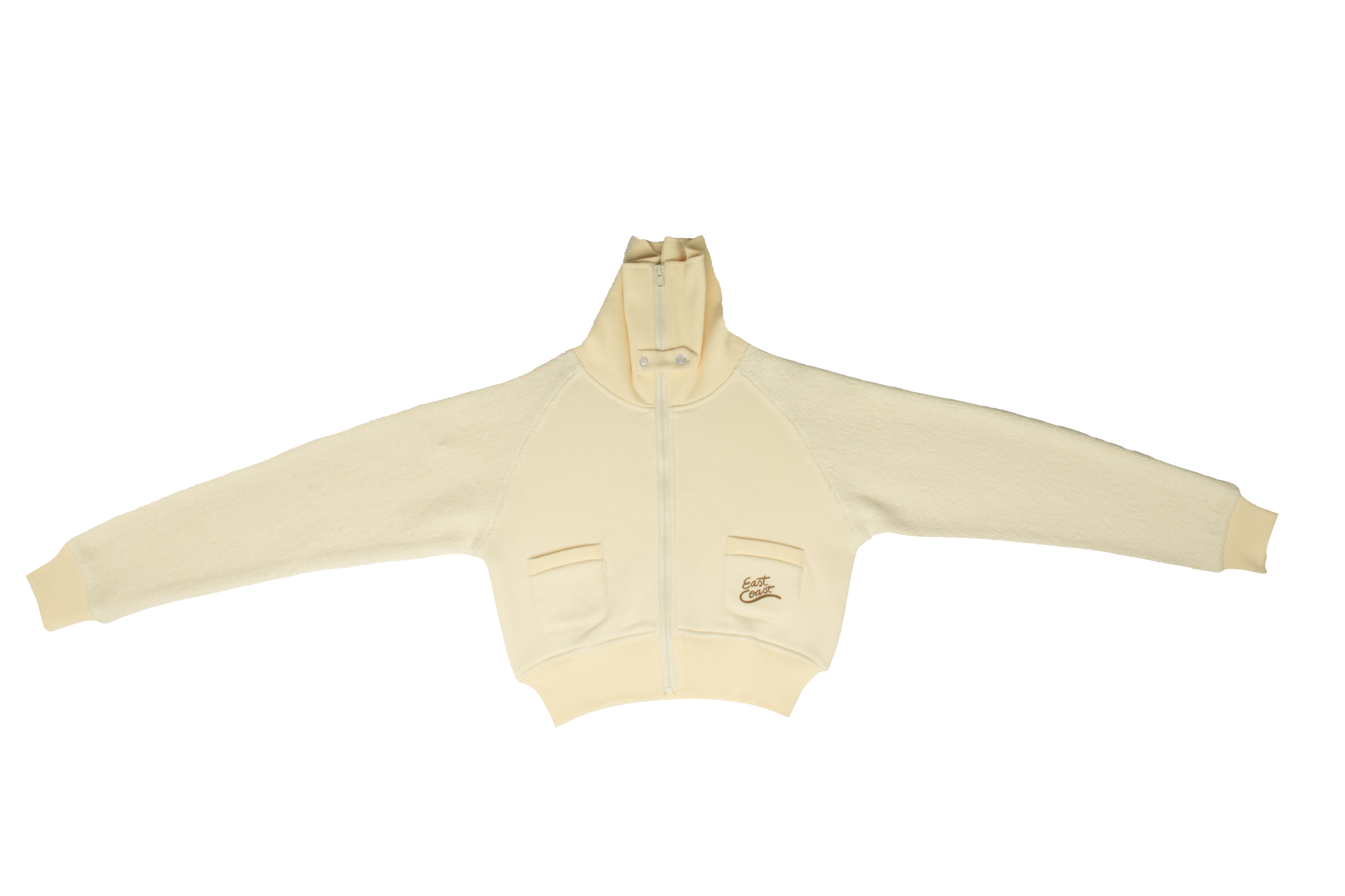 Crew Basics Cynthia natural zip up