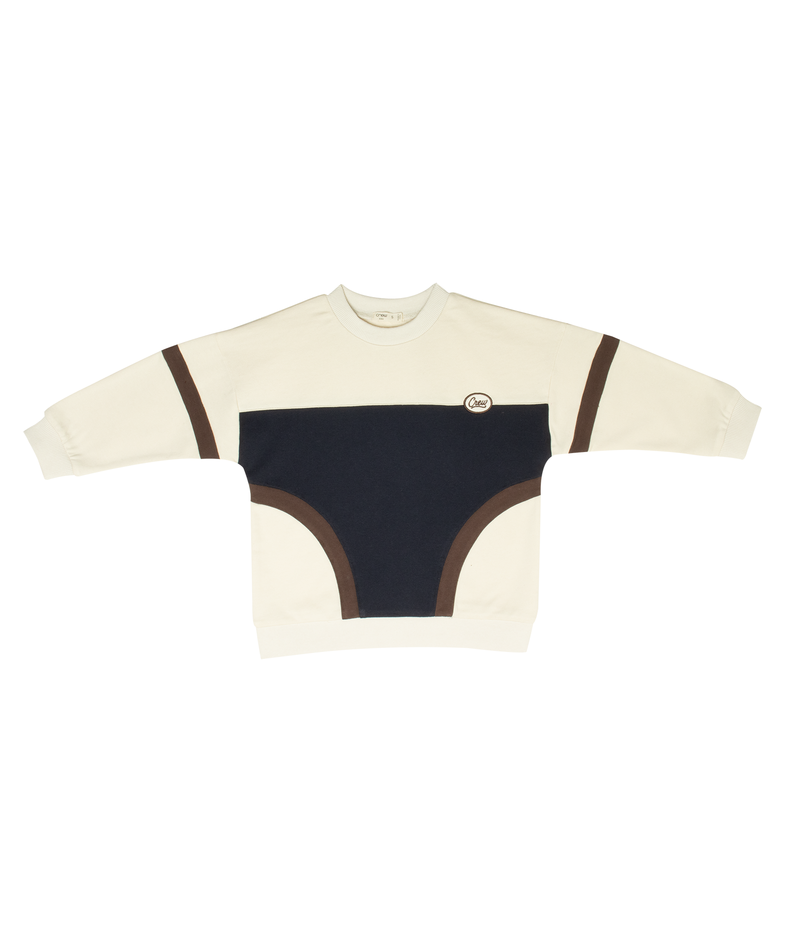Crew Kids Aiden espresso sweatshirt - Flying Colors