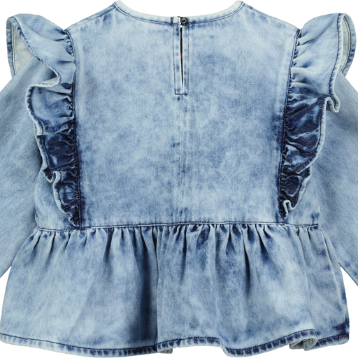 Frill denim top by Beau Loves
