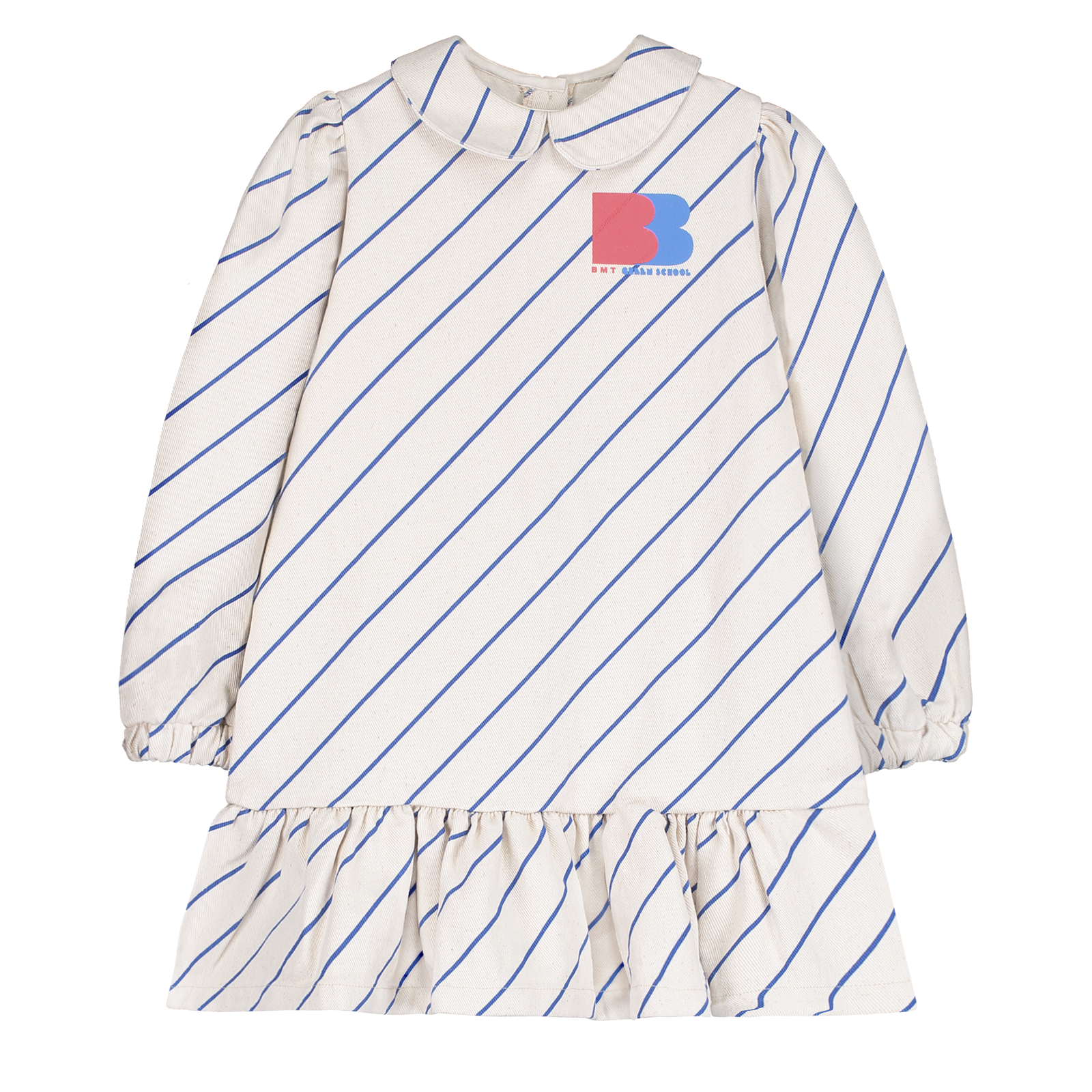 Diagonal stripe dress by Bonmot