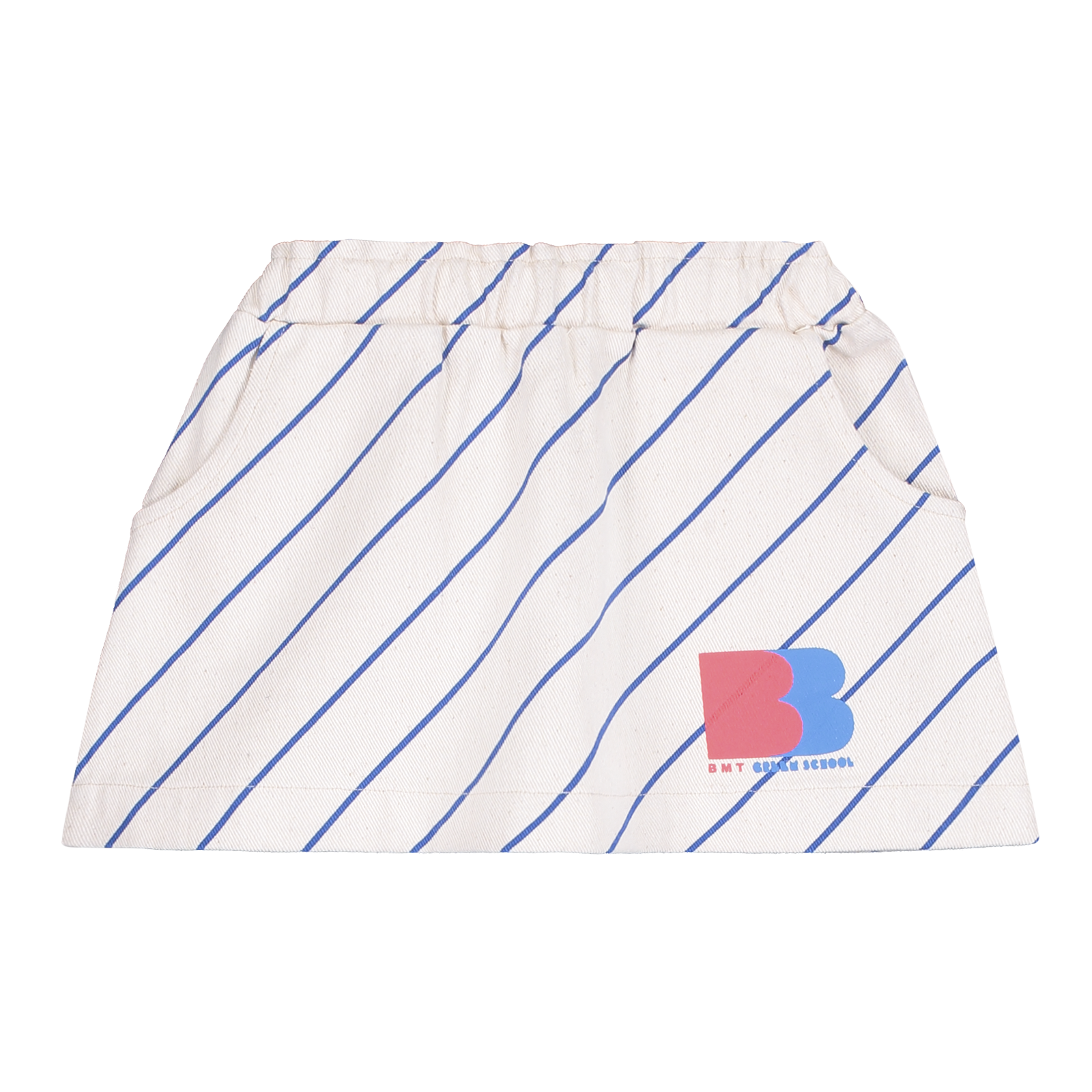 Diagonal stripe skirt by Bonmot