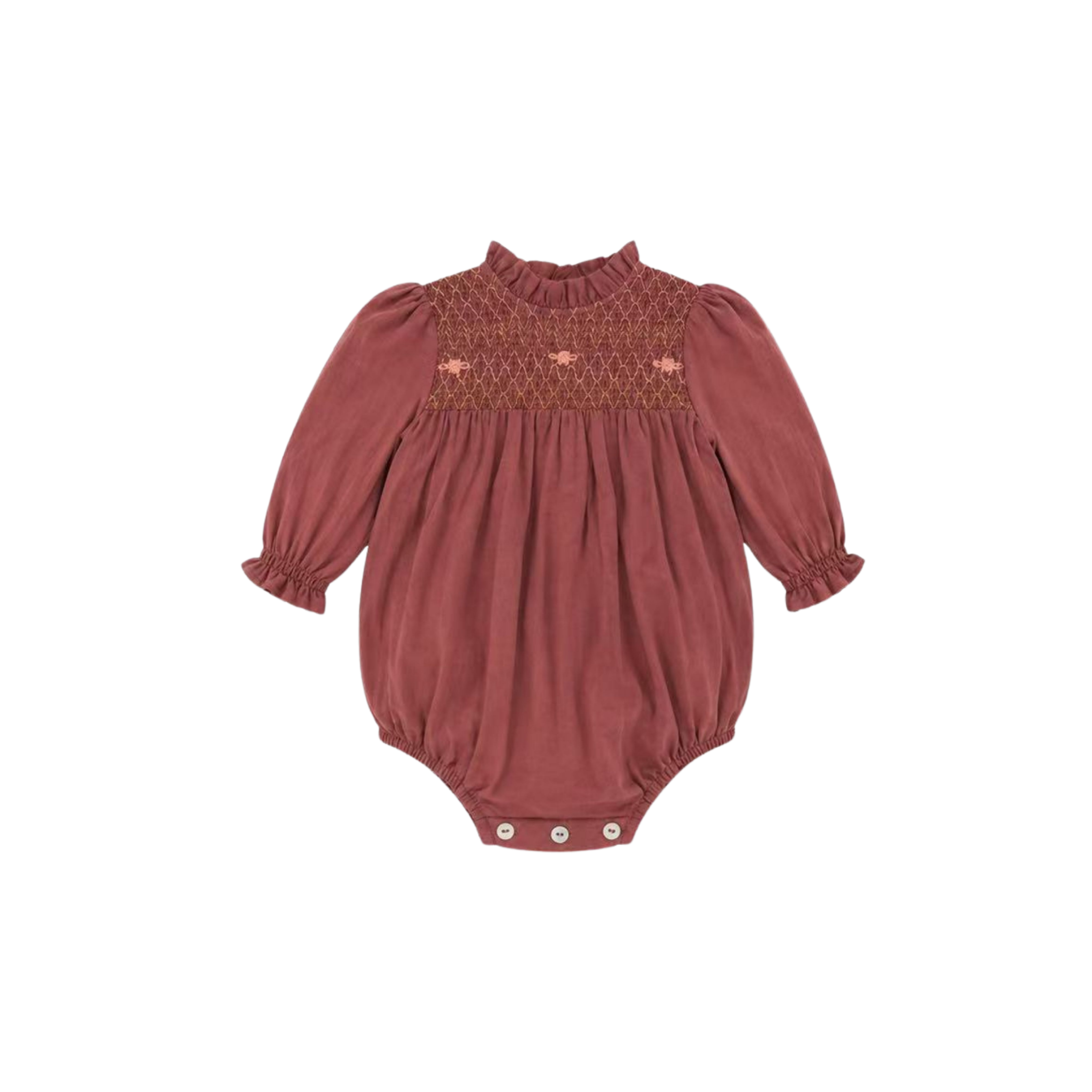 C'era Una Volta Mara smocked romper - Flying Colors
