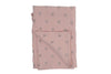 Embroidered petal pink blanket by Bee & Dee