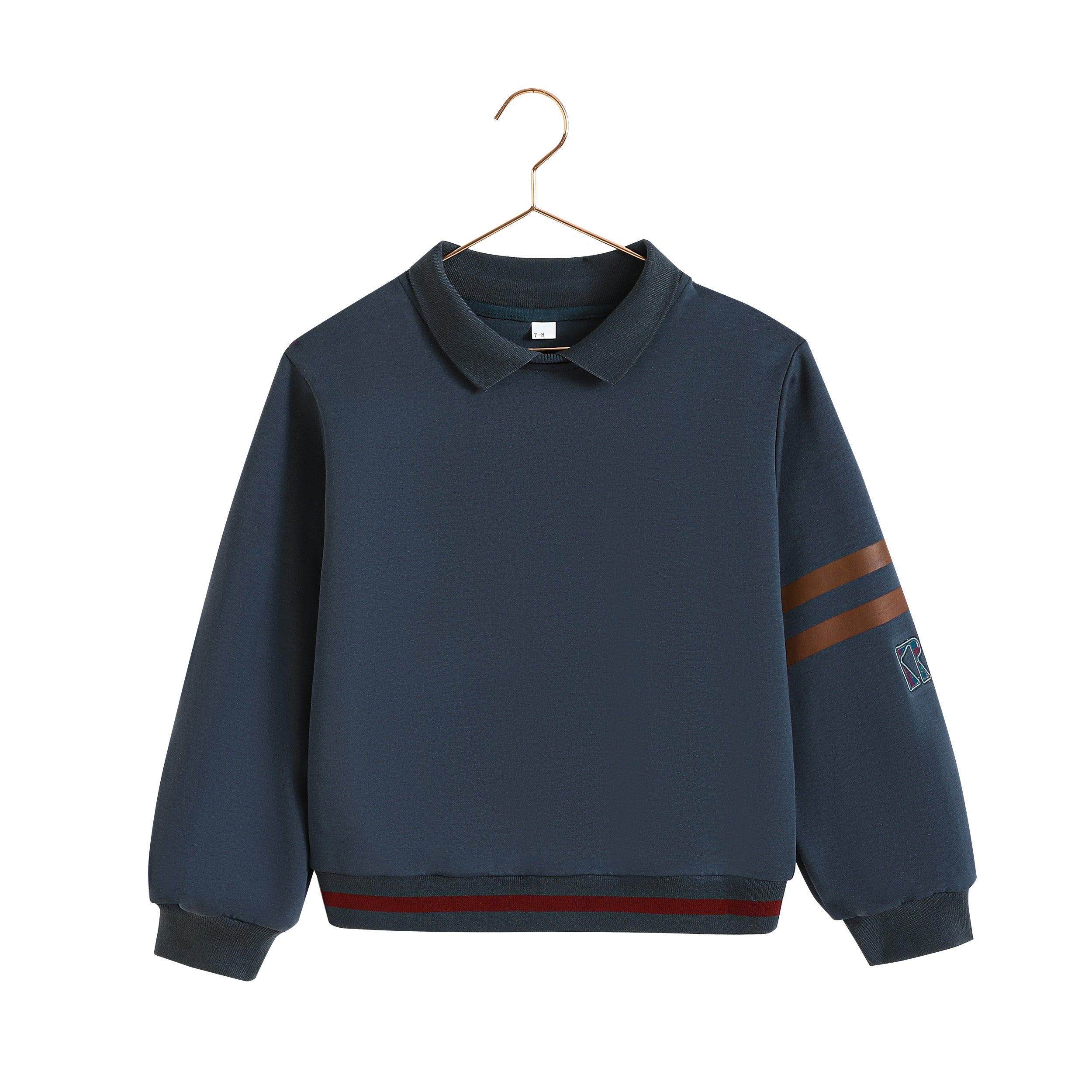 Retro Kid Arden scuba indigo sweatshirt
