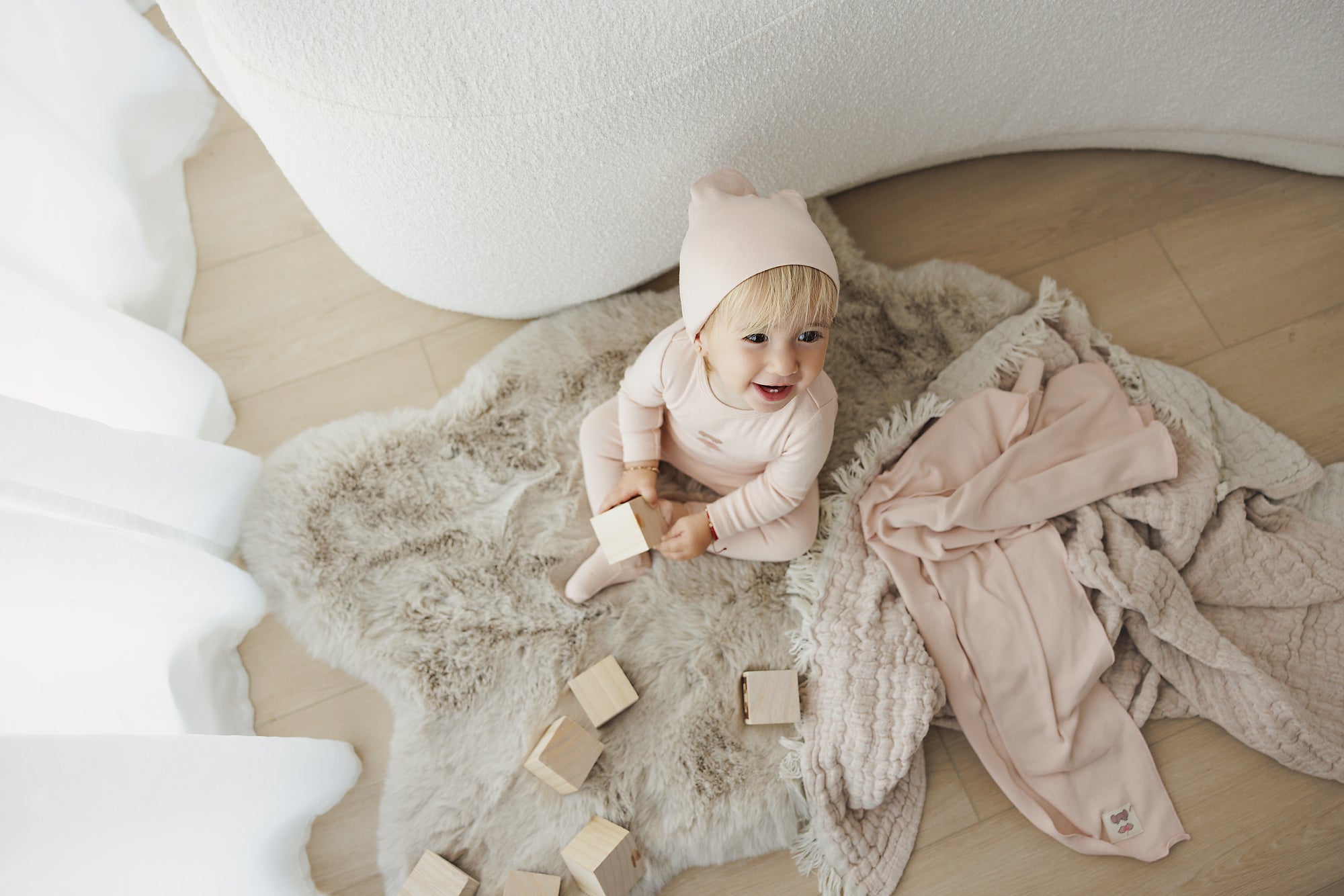 Lilette Graphic doll pink footie set
