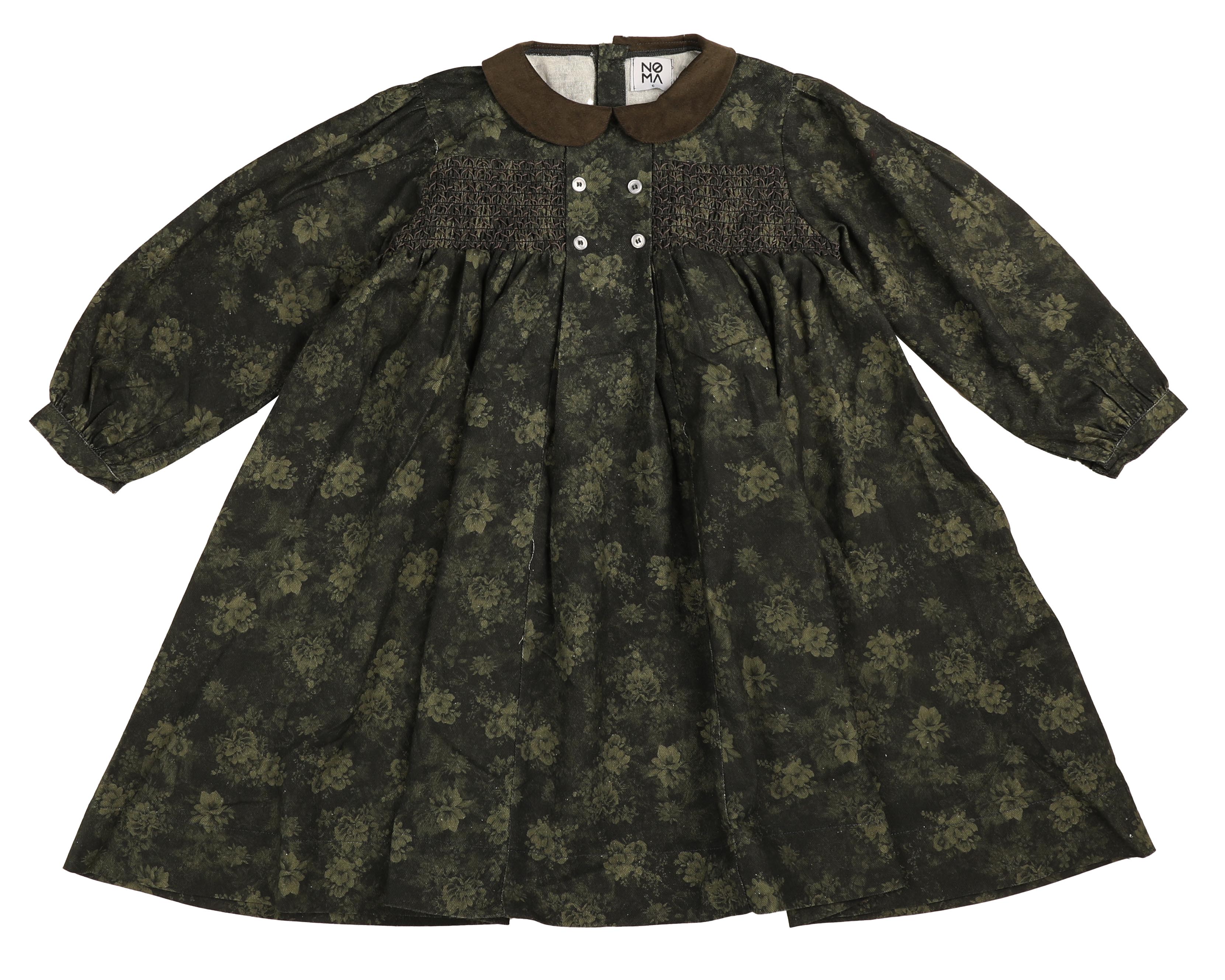 Belati Tonal floral smocking dress