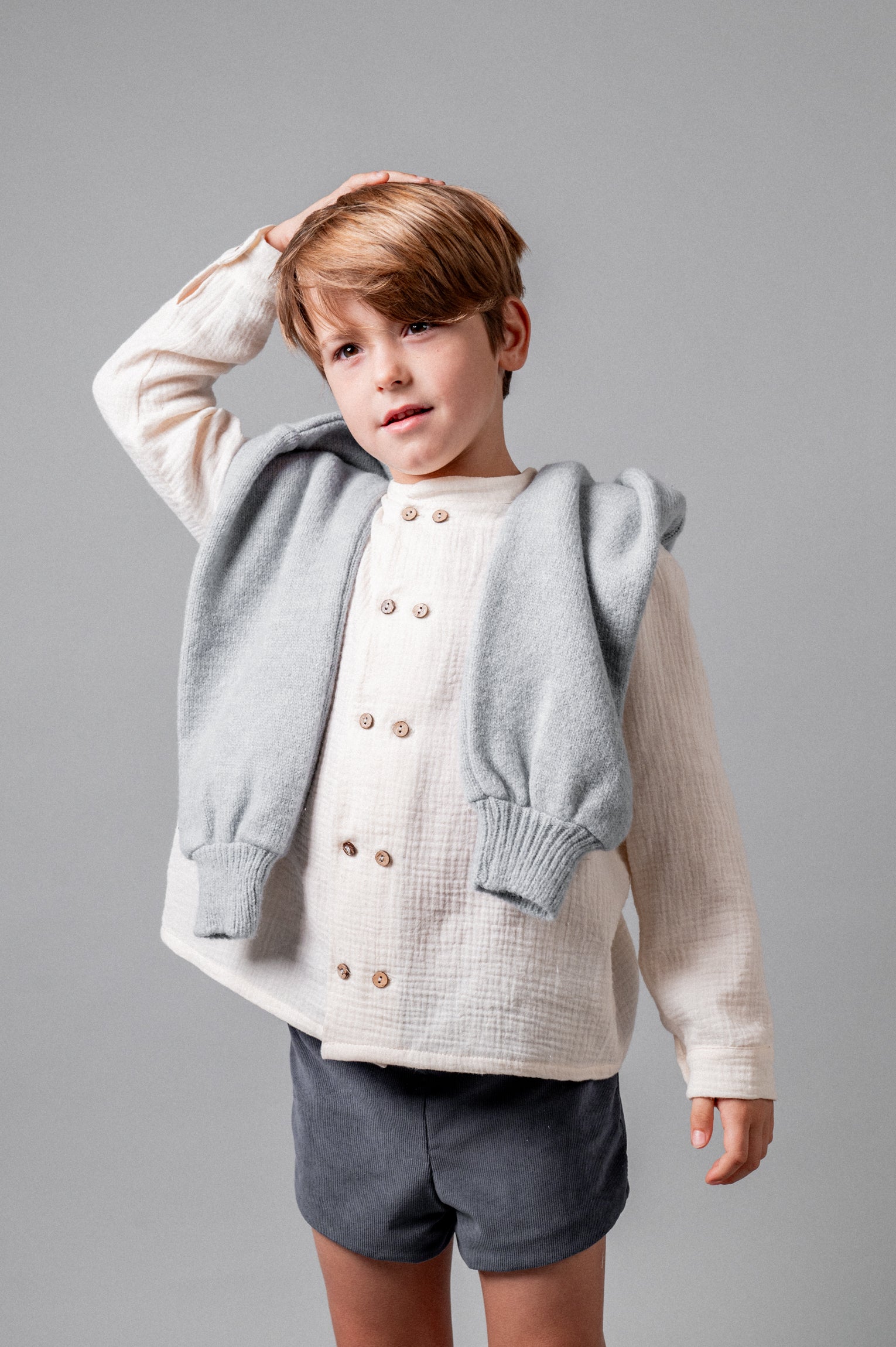 Birinit Gauze Wrap Shirt