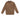 Belati Ruffle neck mocha knit top