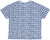 Alphabet blue t-shirt by Beau Loves