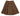 Belati Mocha pleated buttons skirt