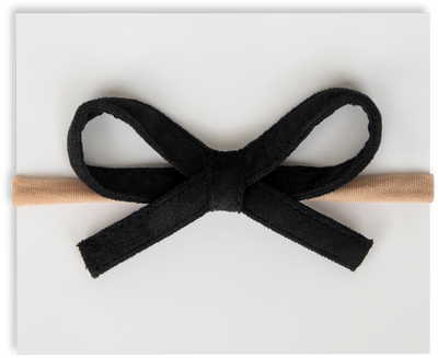 Velvet bow headbands by Adora