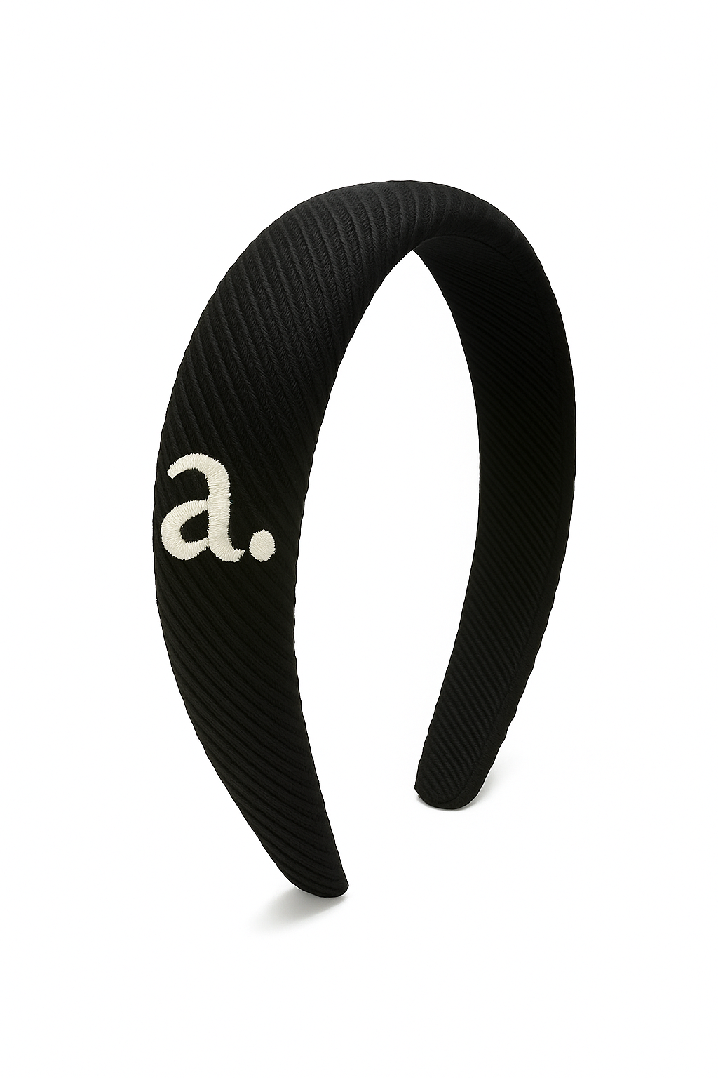 Archi Knit headband (Black/Cream)