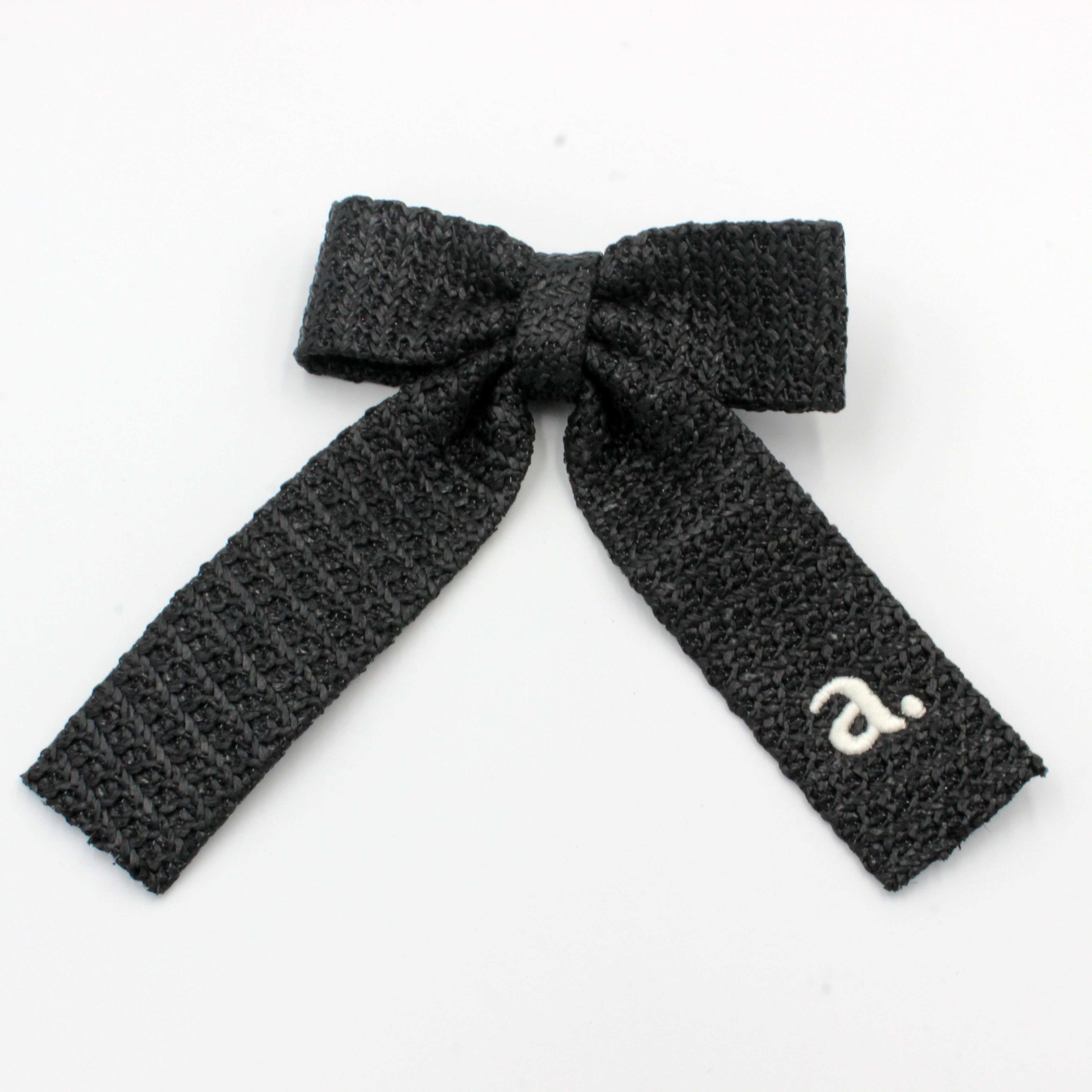 Archi Raffia bow (Multi/Black)