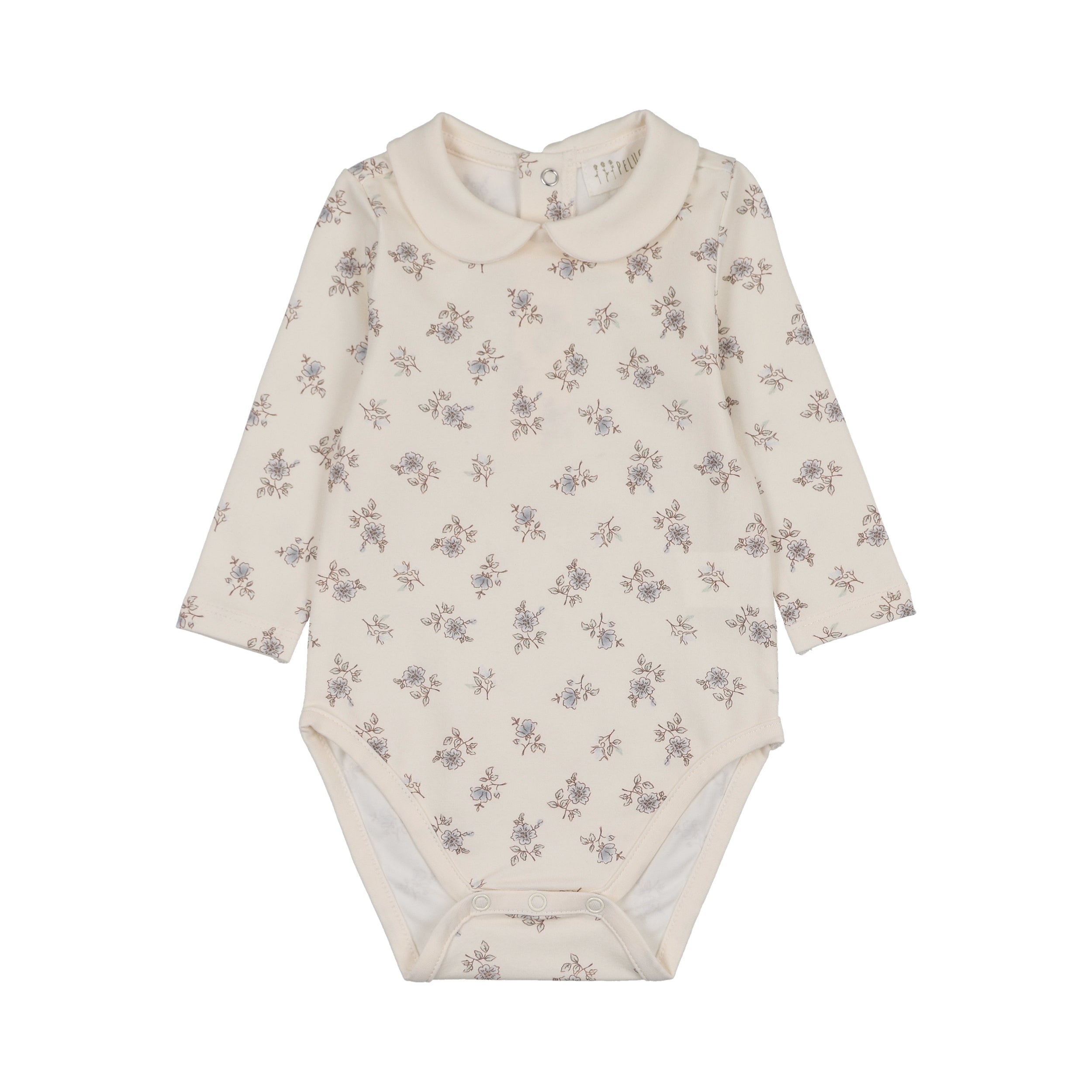 Peluche Powder knit tied suspender oneise set