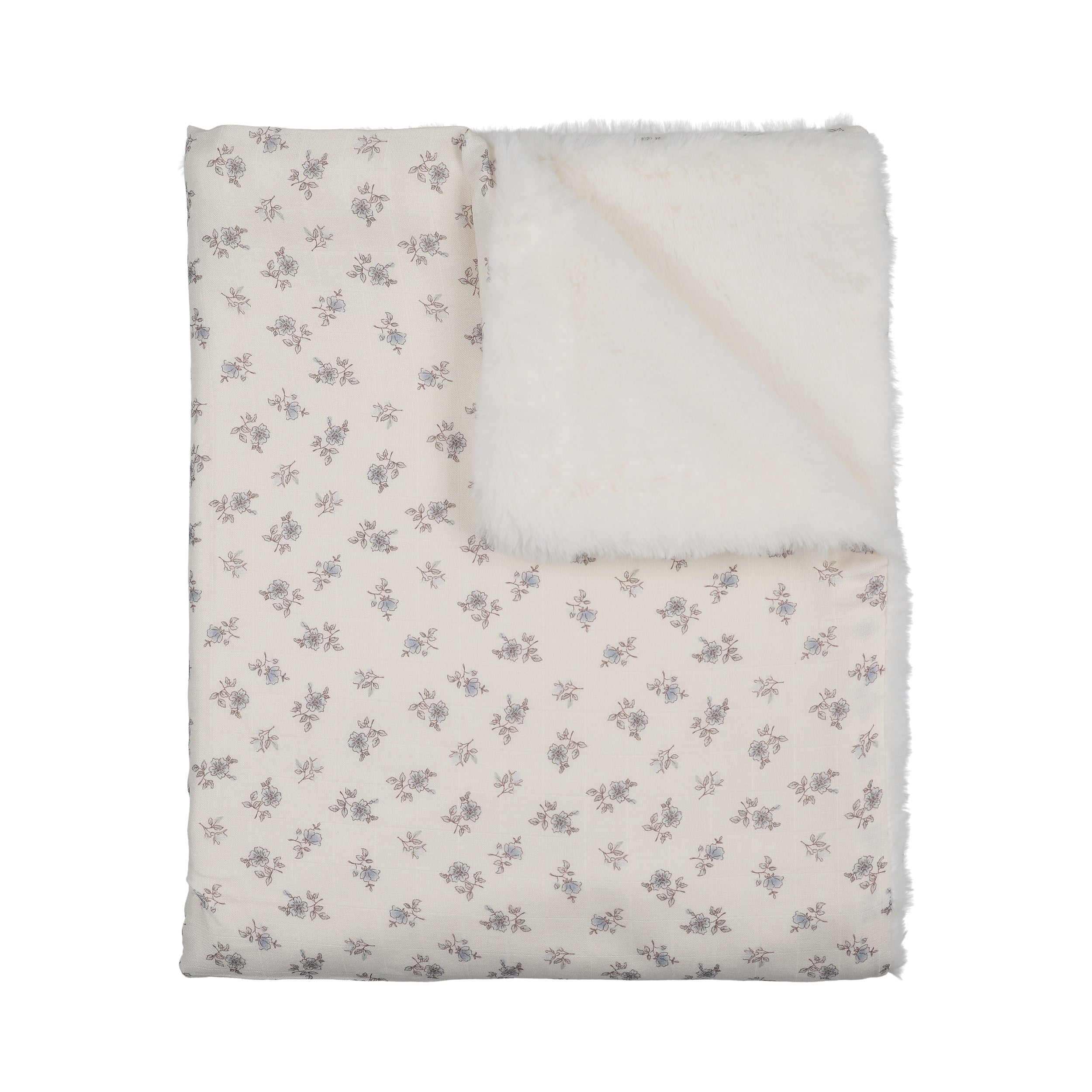 Peluche Blossom lux fur powder blanket