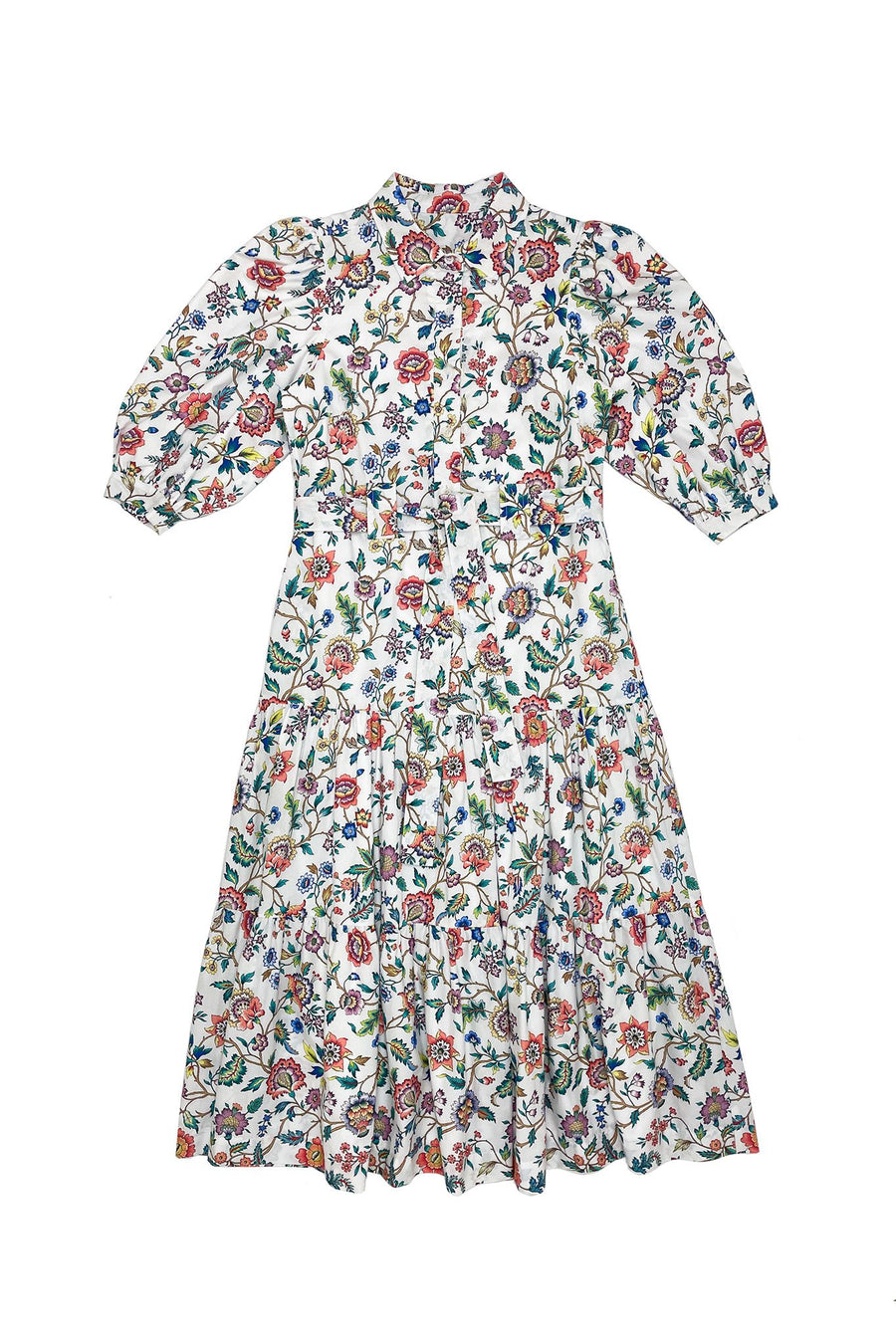 Scarlett flower print dress by Zaikamoya