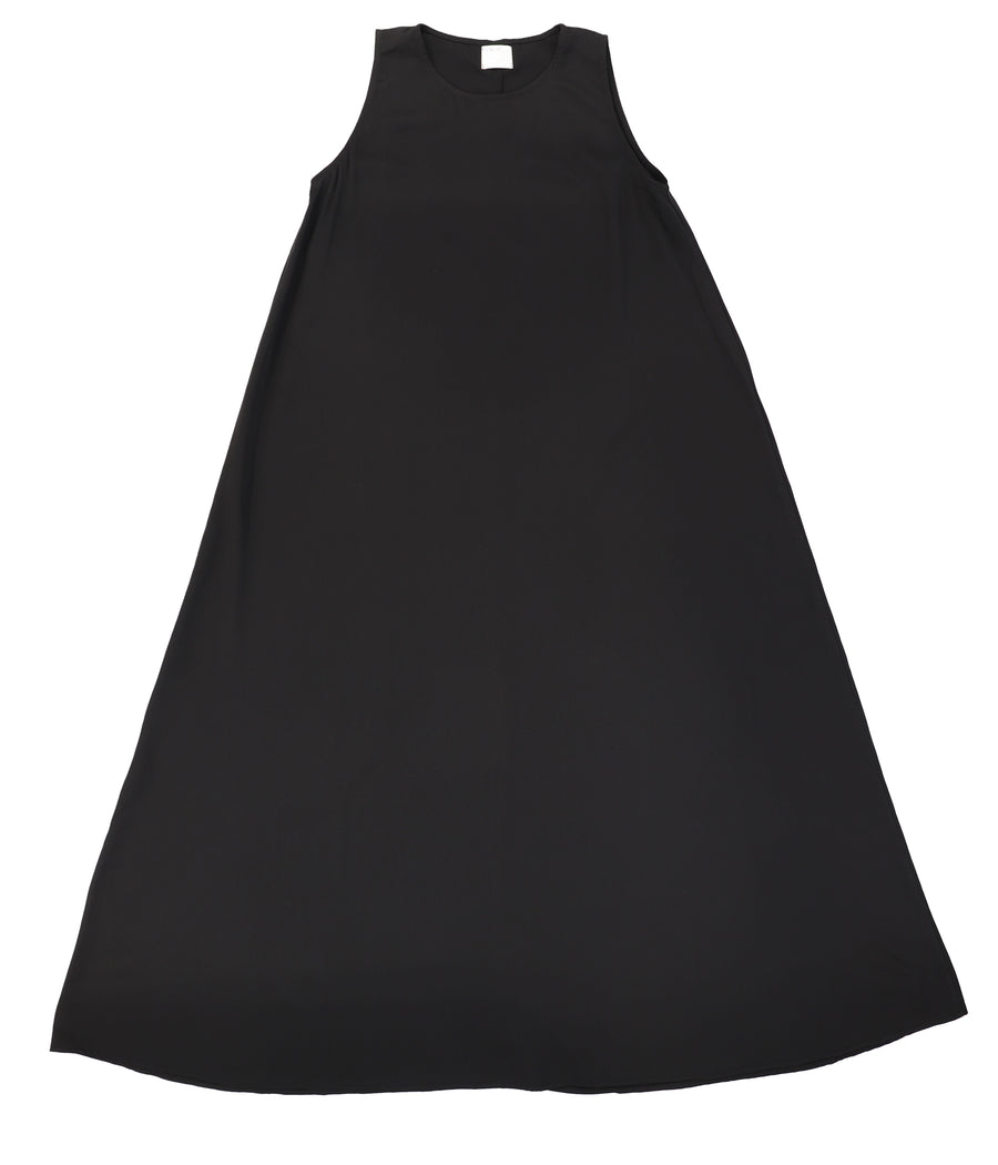 Silk black maxi dress by Bace