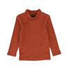 Rust flat fitted turtleneck by Bamboo
