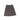 Wool scallop pleated charcoal skirt by Bace
