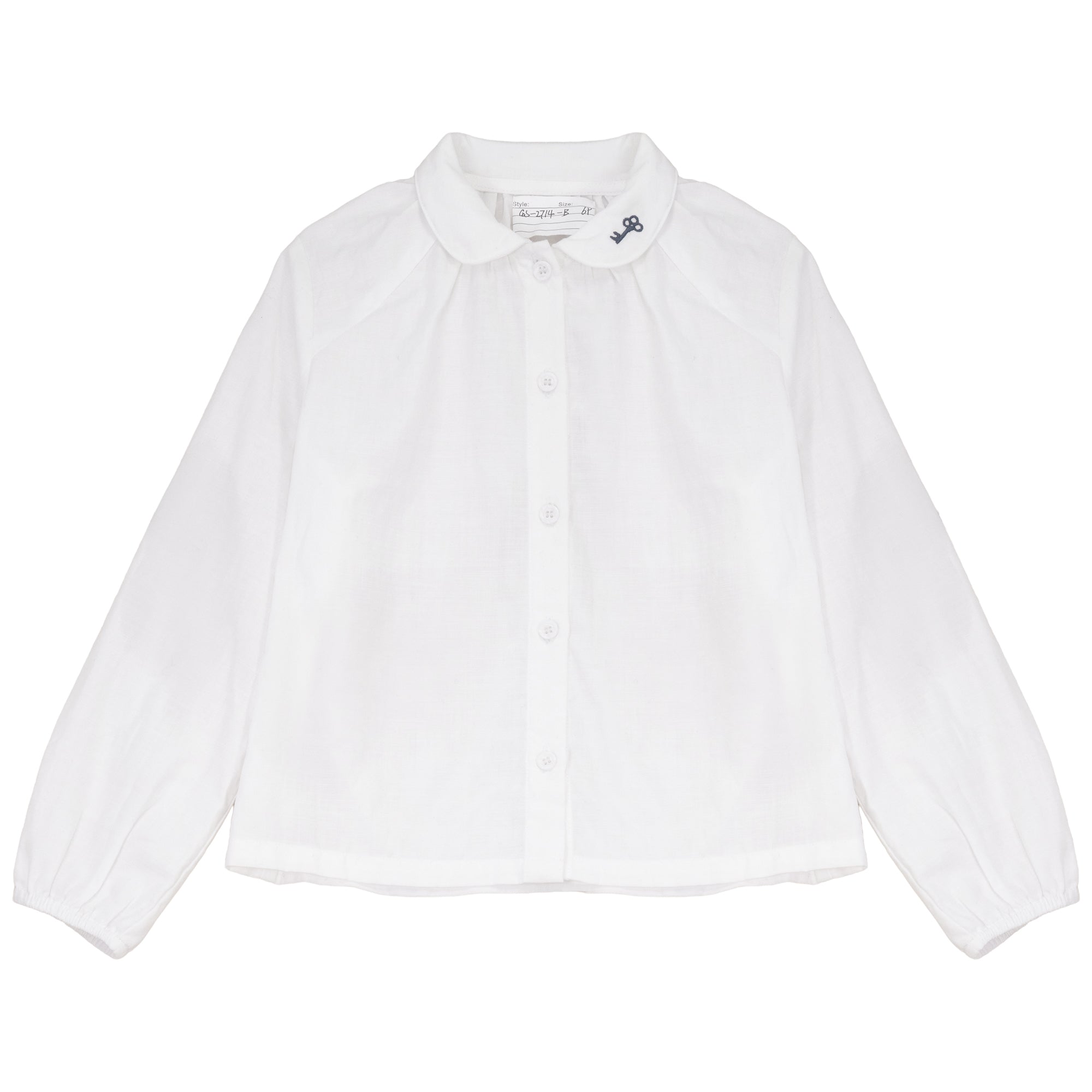 Calla Lili Embroidered key shirt