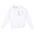 Stitched Pocket White Sweatshirt by Gem