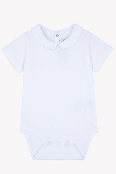 Stitch embroidered collar onesie by Tartine Et Chocolat