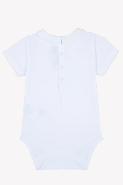 Stitch embroidered collar onesie by Tartine Et Chocolat