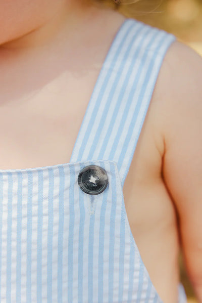 Blue stripe overalls by Tartine Et Chocolat