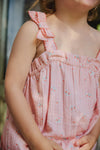 Peach strap dress by Tartine Et Chocolat