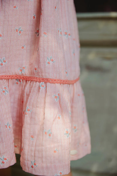 Peach strap dress by Tartine Et Chocolat