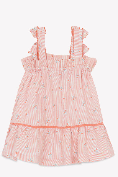 Peach strap dress by Tartine Et Chocolat