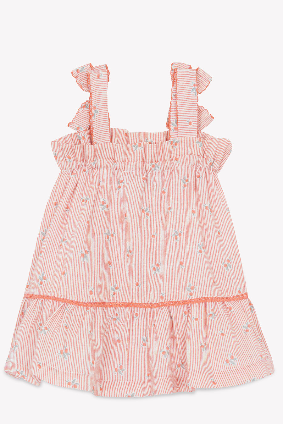 Peach strap dress by Tartine Et Chocolat